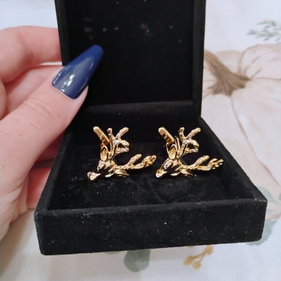 Reindeer cufflinks - Picture 1 of 3